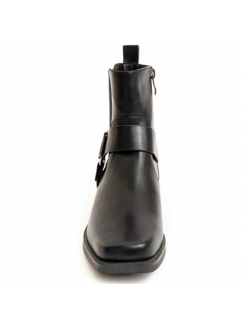 Botte De Cheville Matière Synthétique Et Textile Montevita - Kiabi