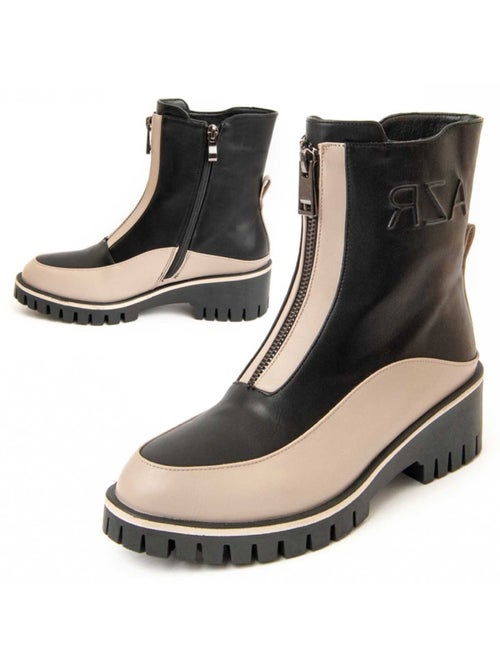 Botte De Cheville Matières Synthétiques Et Textile Montevita - Kiabi