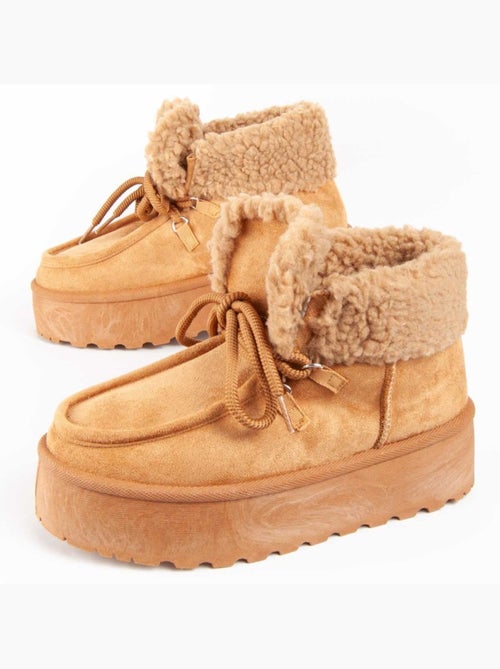 Botte De Cheville Tissu Montevita - Kiabi