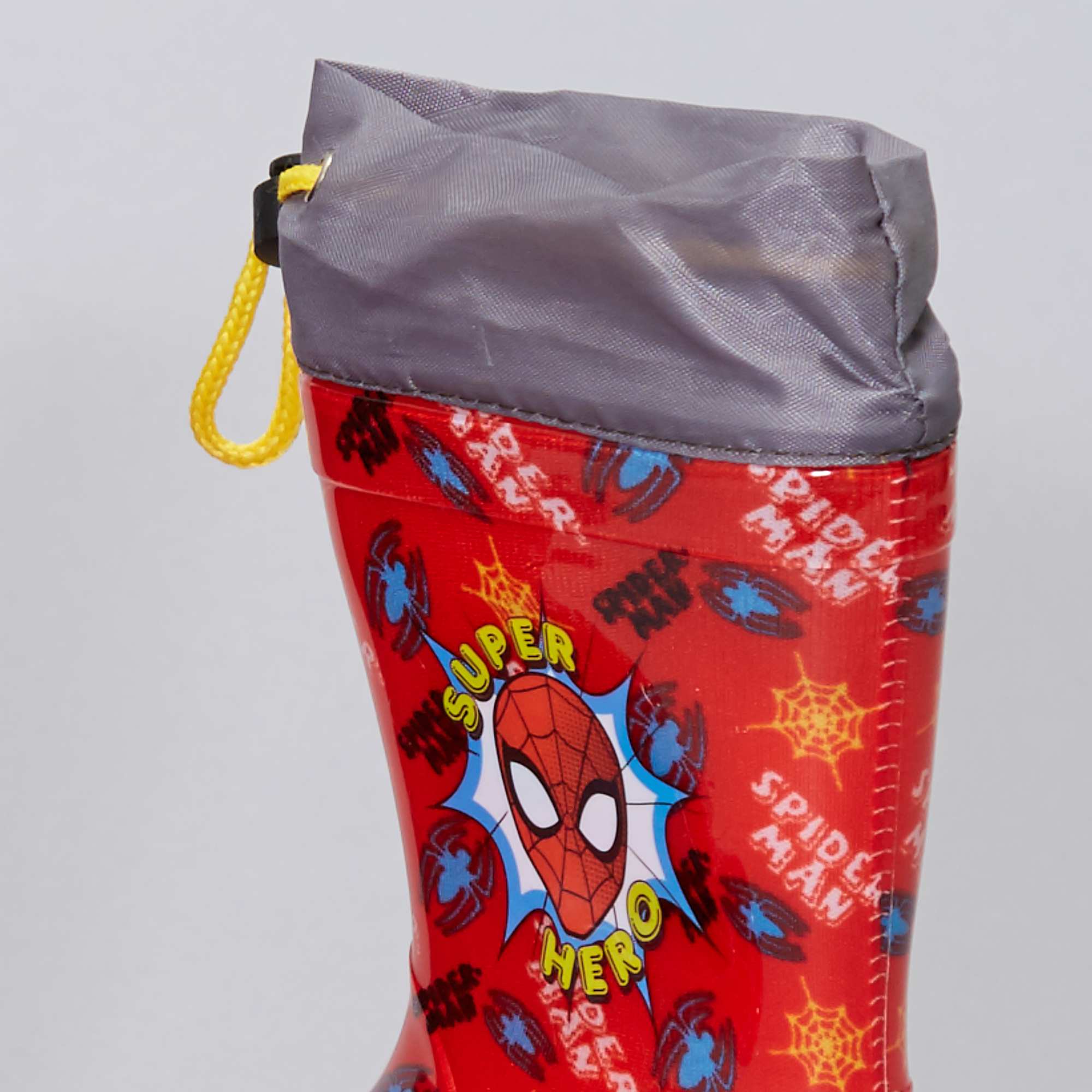 botte de pluie garcon spiderman