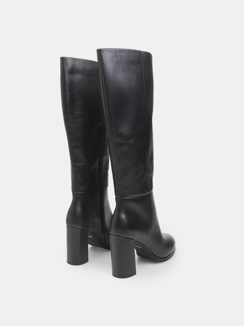 Botte en cuir avec talon BATA - Kiabi