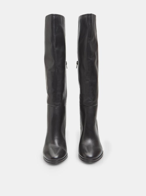 Botte en cuir avec talon BATA - Kiabi