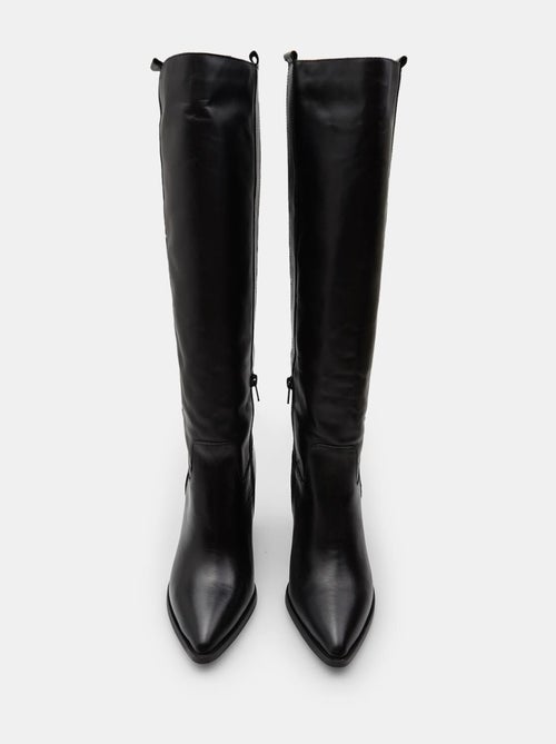 Botte en cuir avec talon BATA - Kiabi Botte en cuir avec talon BATA - Kiabi