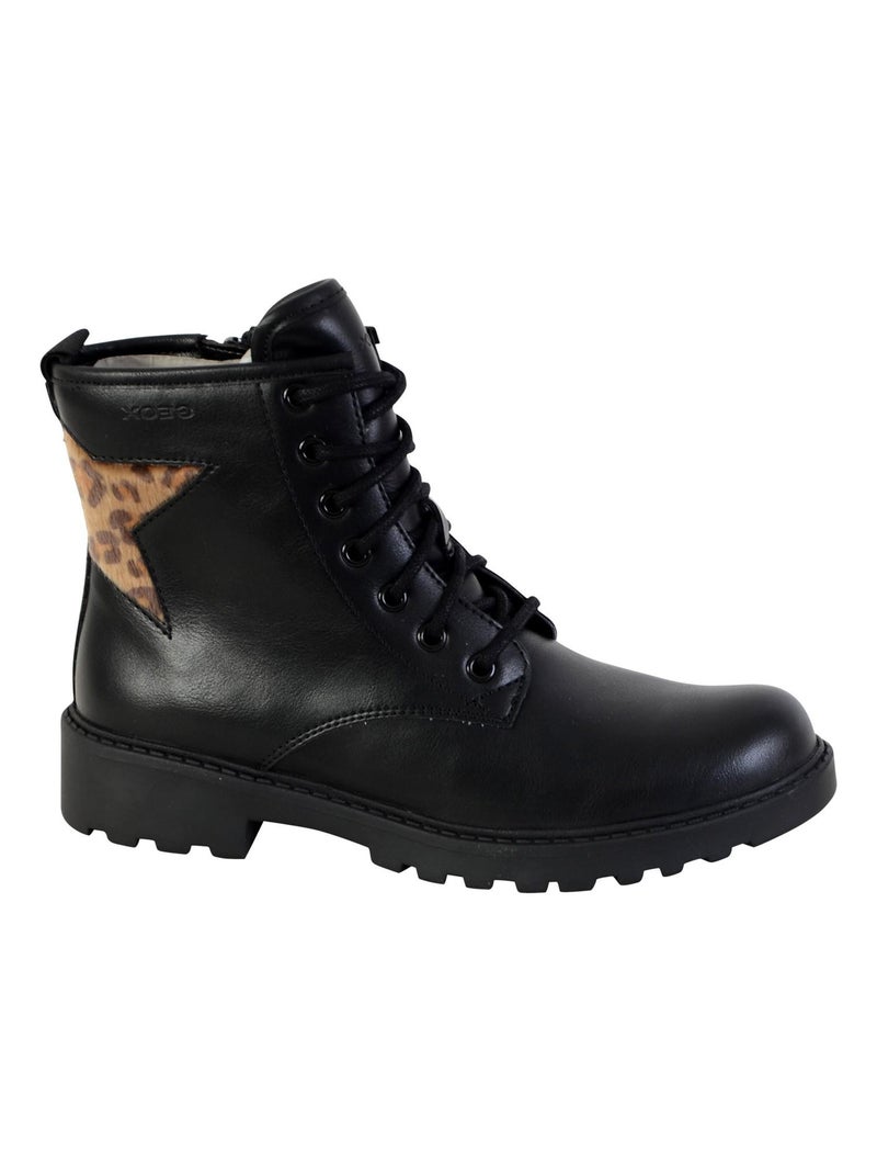Botte Geox Enfant Fille J Casey Noir - Kiabi