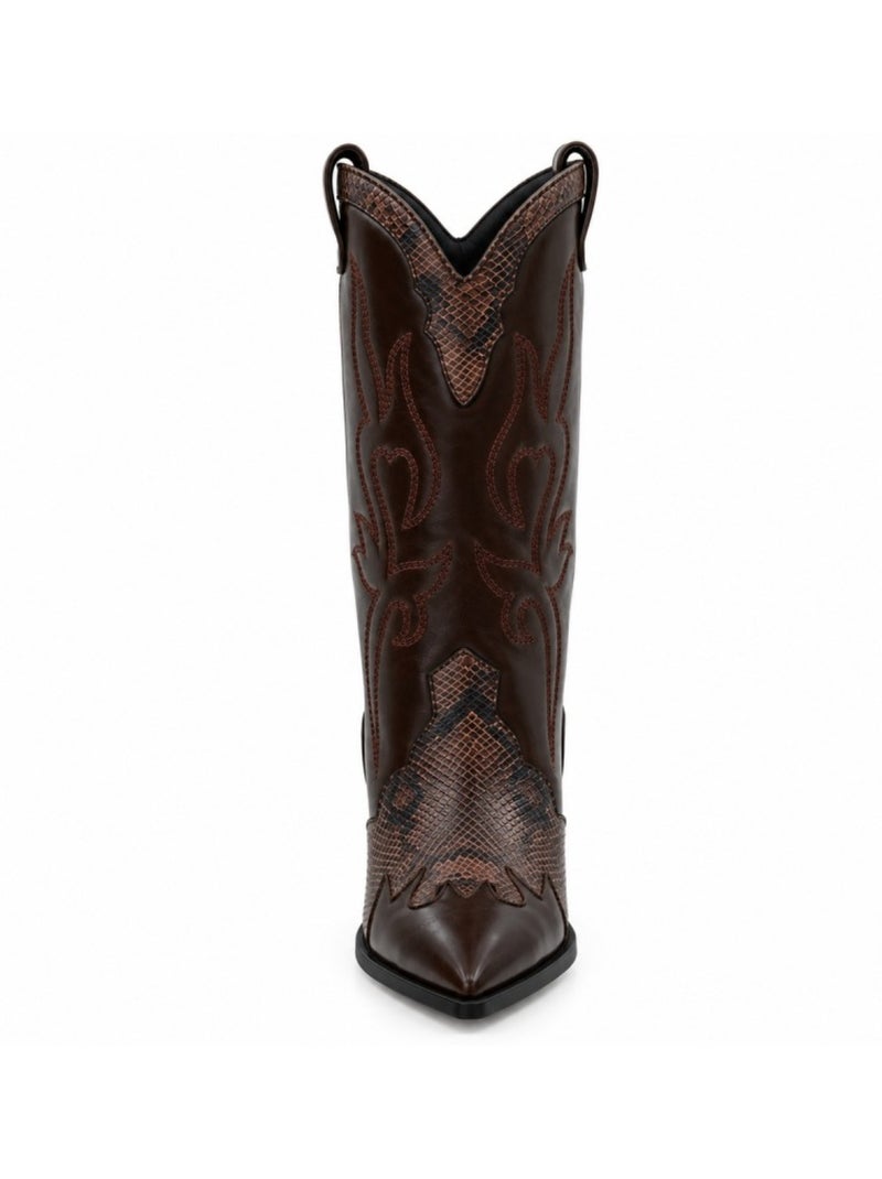Botte matériau synthétique montevita Marron - Kiabi