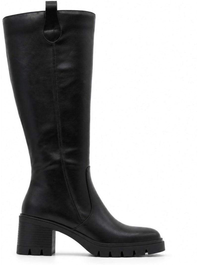 Botte matériau synthétique montevita Noir - Kiabi