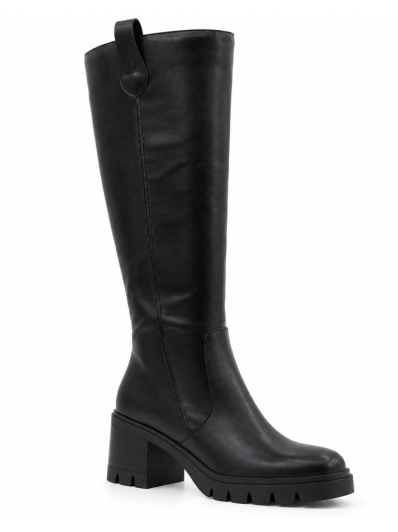 Botte matériau synthétique montevita Noir - Kiabi