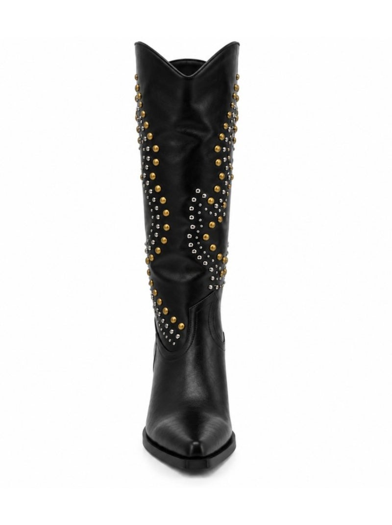 Botte matériau synthétique montevita Noir - Kiabi