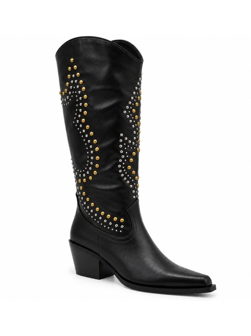 Botte matériau synthétique montevita Noir - Kiabi