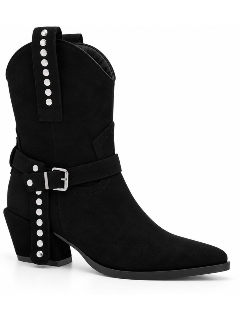 Botte matériau synthétique montevita Noir - Kiabi