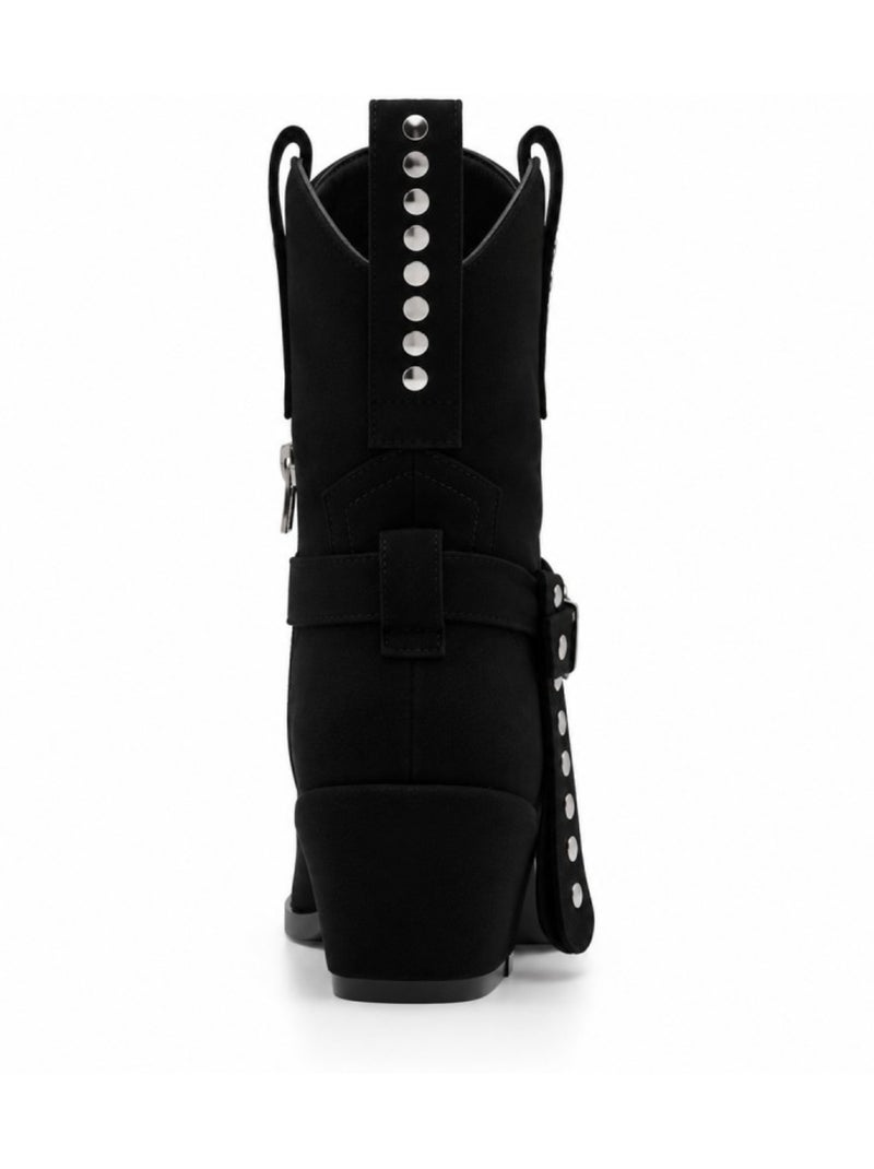 Botte matériau synthétique montevita Noir - Kiabi