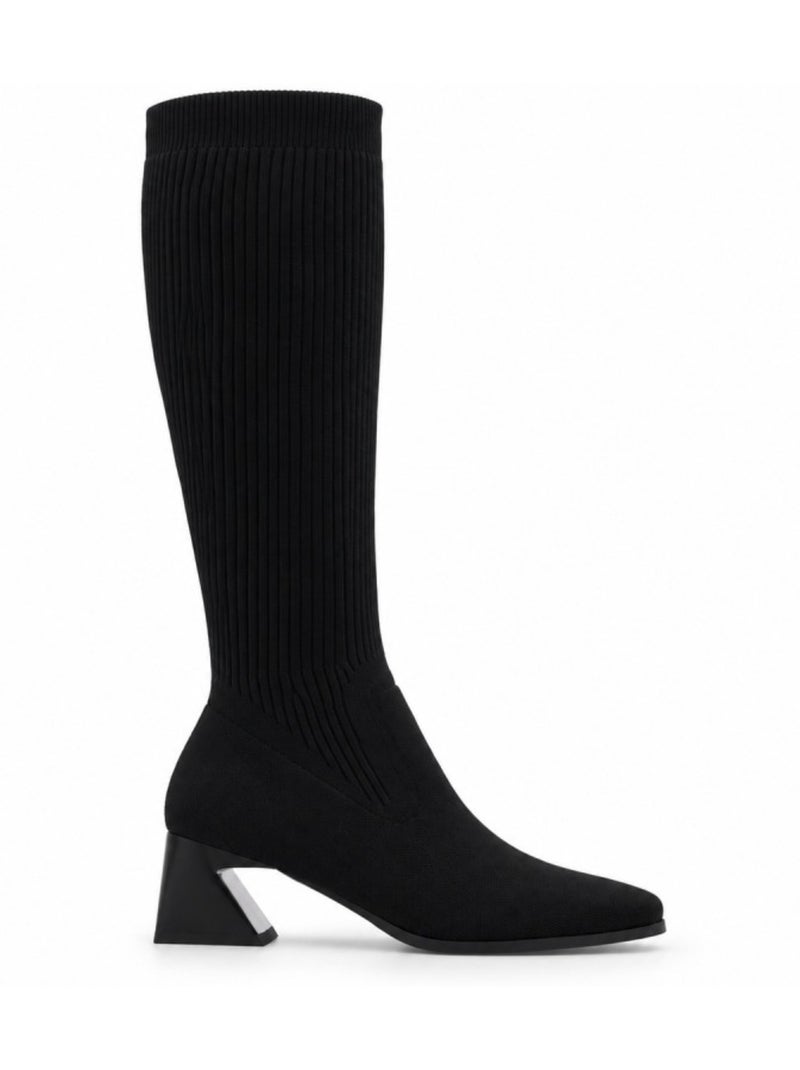 Botte matériau synthétique montevita Noir - Kiabi
