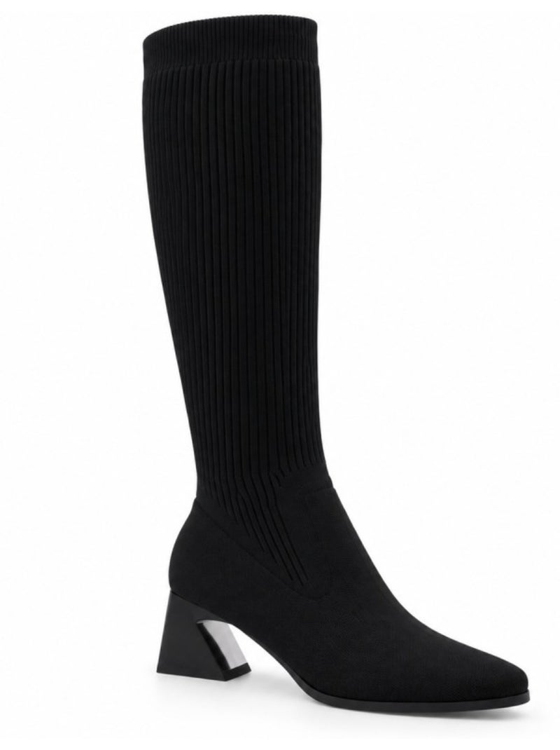 Botte matériau synthétique montevita Noir - Kiabi