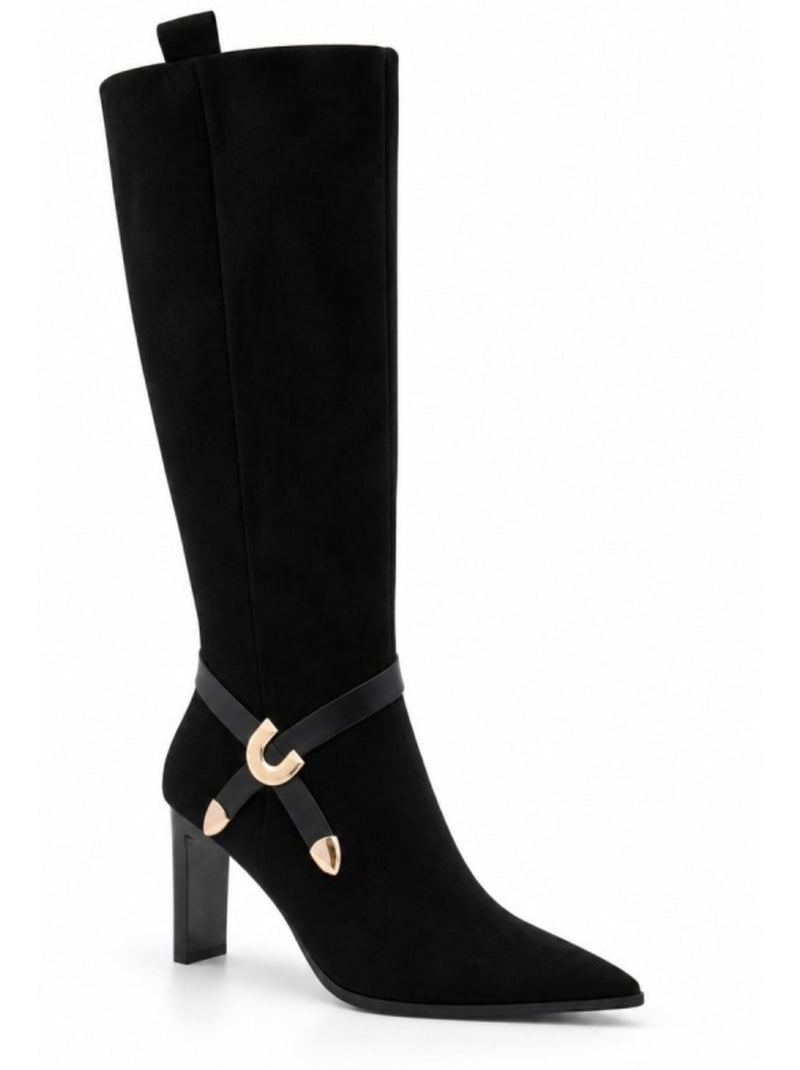 Botte matériau synthétique montevita Noir - Kiabi