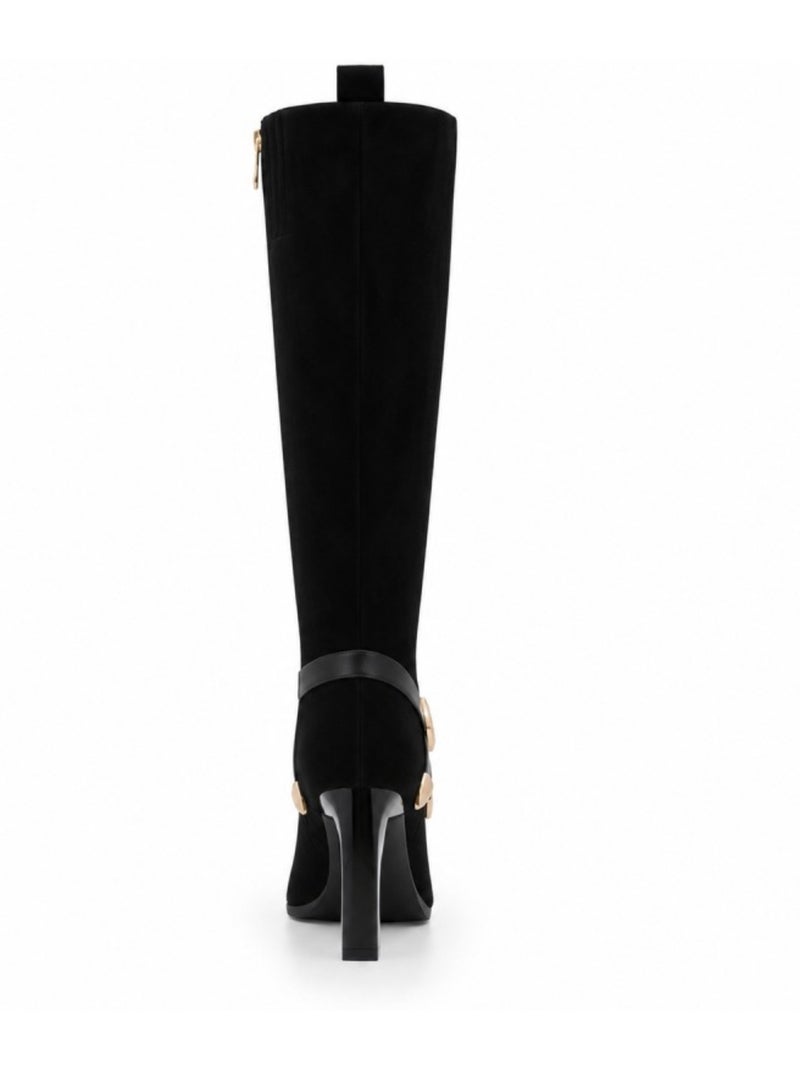 Botte matériau synthétique montevita Noir - Kiabi