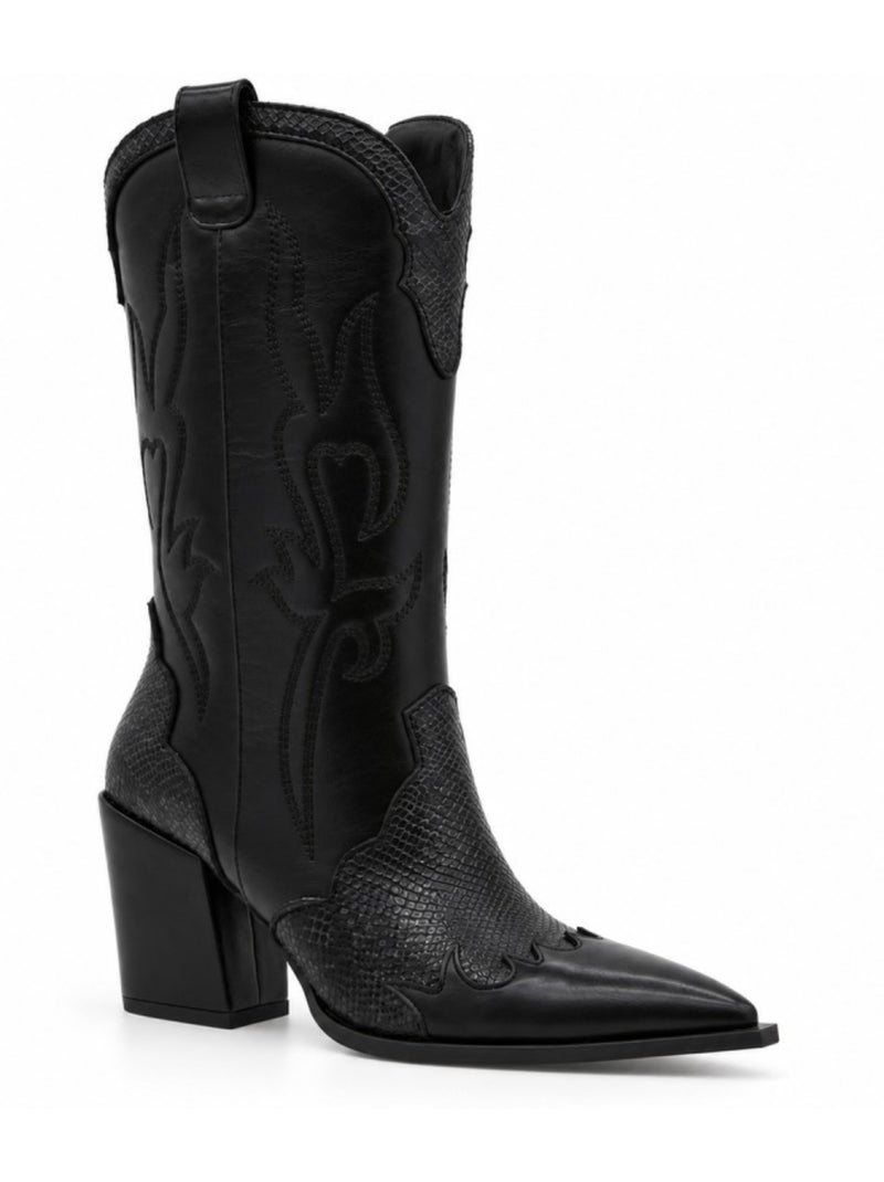 Botte matériau synthétique montevita Noir - Kiabi