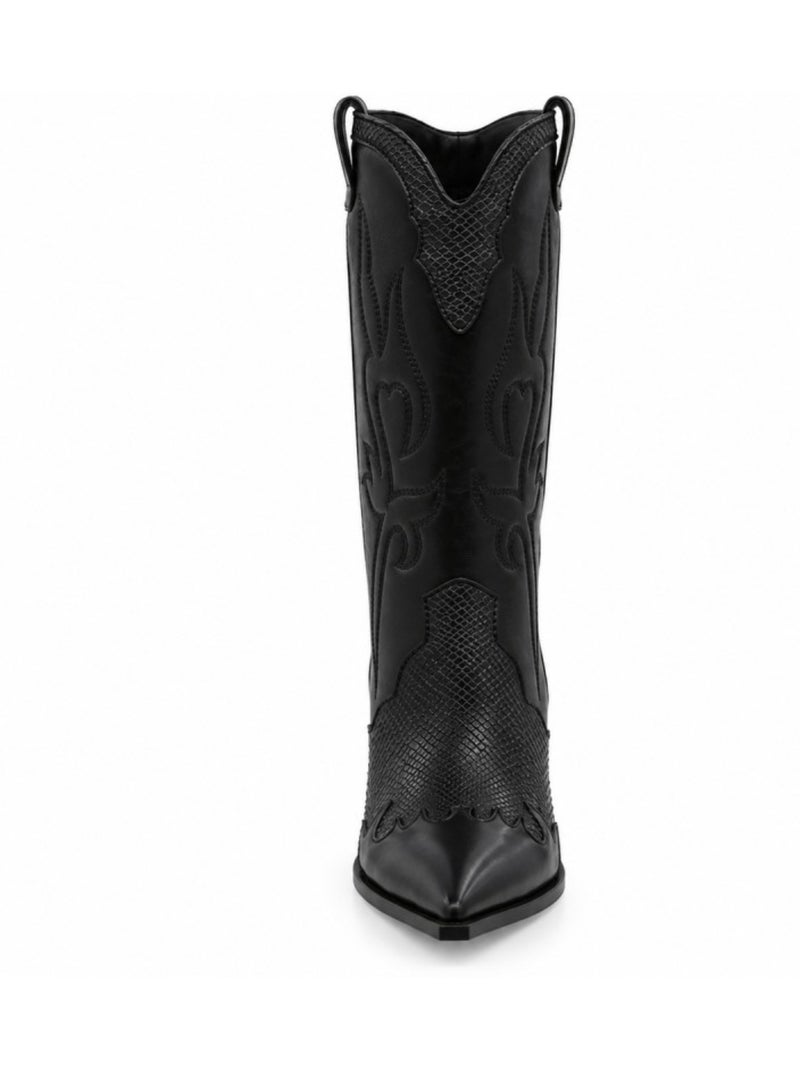 Botte matériau synthétique montevita Noir - Kiabi