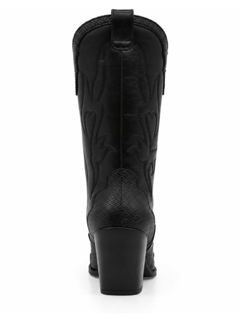 Botte matériau synthétique montevita Noir - Kiabi