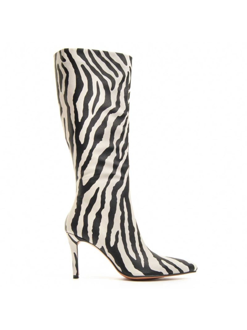 Botte ? Talons Mati?re Synth?tique Et Textile Montevita Multicolore - Kiabi