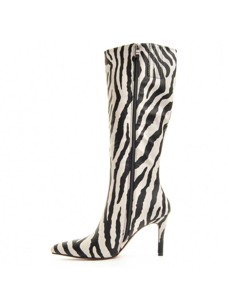 Botte ? Talons Mati?re Synth?tique Et Textile Montevita Multicolore - Kiabi