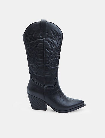 Botte western avec talon Bata
