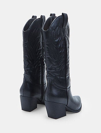 Botte western avec talon Bata