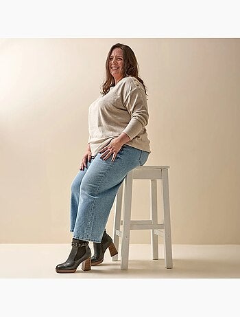 Bottes 2XL pour mollets larges - Modèle Kim