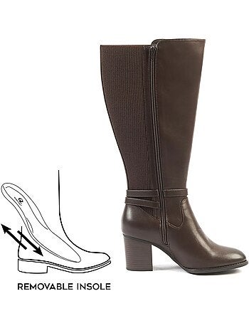 Bottes 2XL pour mollets larges - Modèle Marta XXL