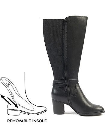 Bottes 2XL pour mollets larges - Modèle Marta XXL