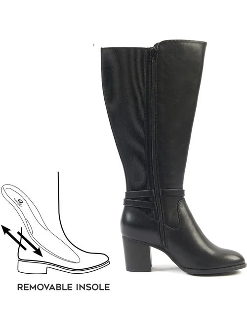 Bottes 2XL pour mollets larges - Modèle Marta XXL - Kiabi