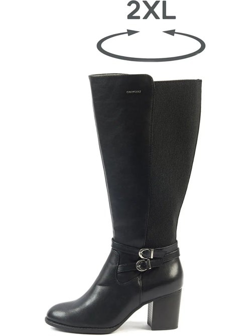 Bottes 2XL pour mollets larges - Modèle Marta XXL - Kiabi