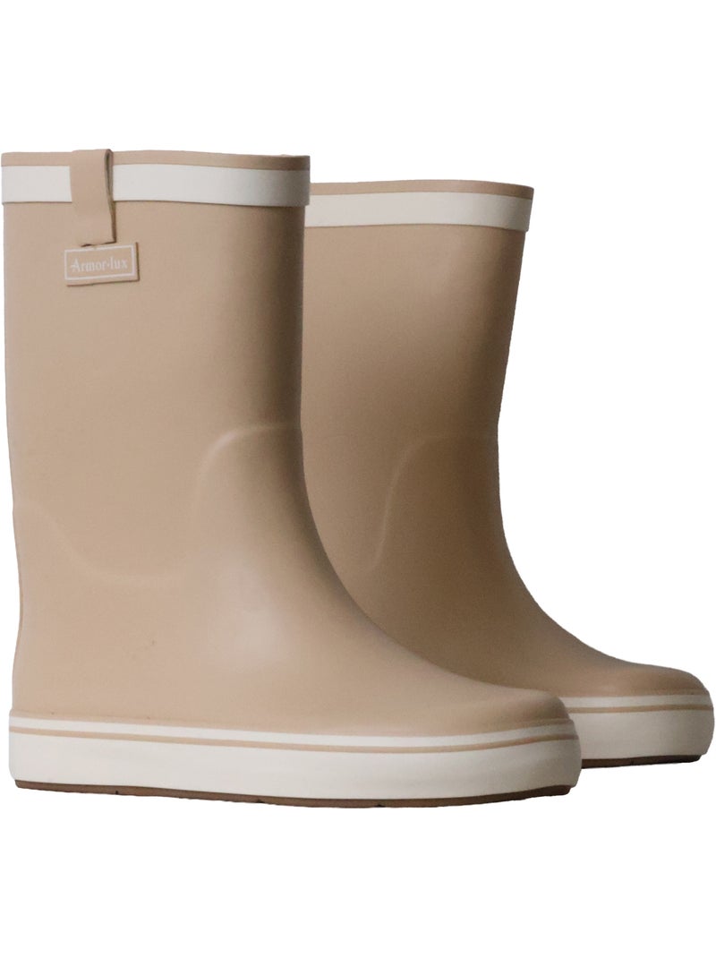 Bottes à Enfiler Armor Lux Matelot Beige - Kiabi