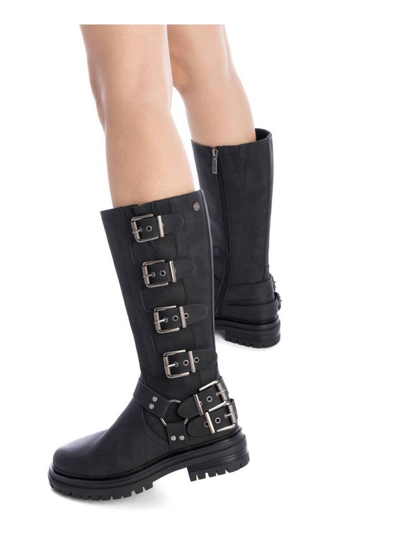 Bottes à fermeture éclair Xti Noir - Kiabi