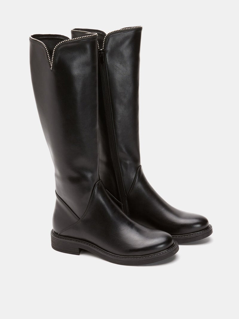 Bottes à hauteur de genou BATA Noir - Kiabi