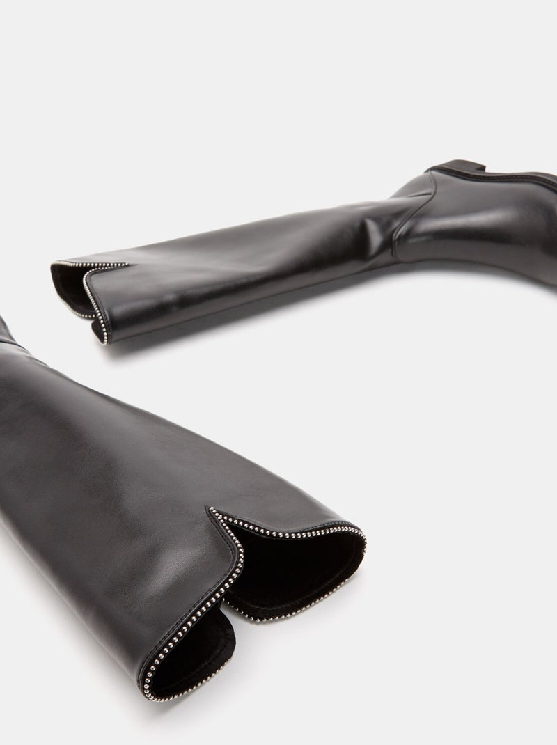 Bottes à hauteur de genou BATA Noir - Kiabi