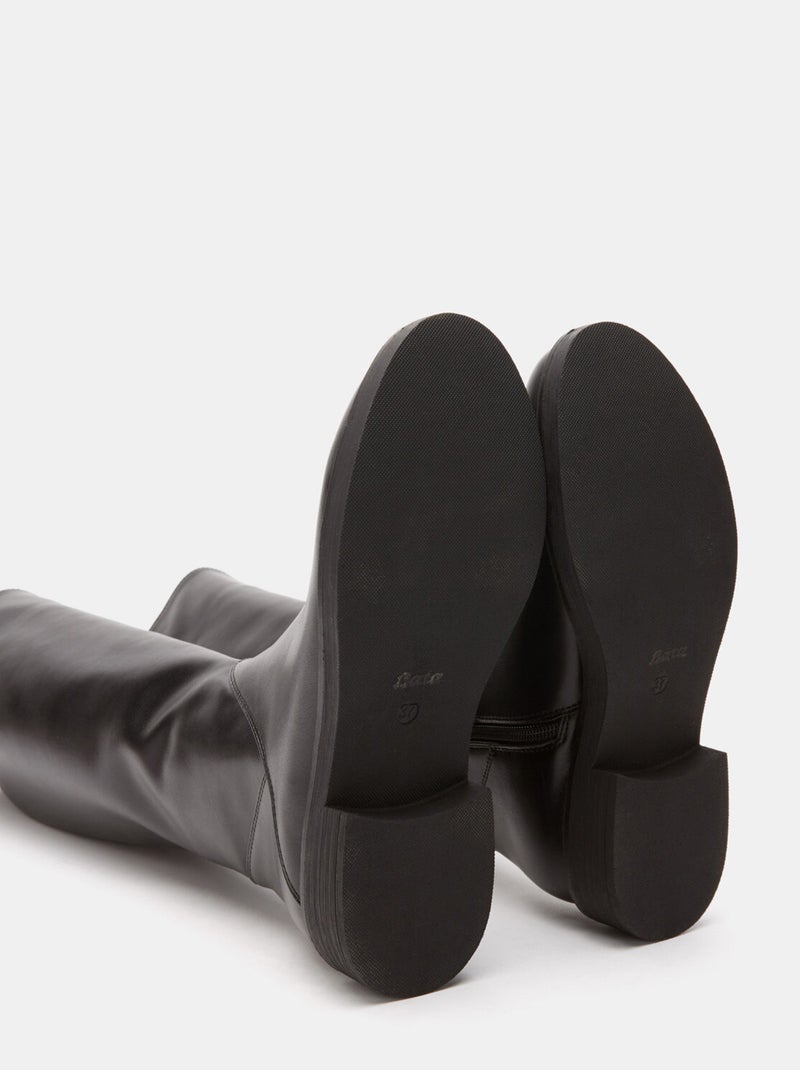 Bottes à hauteur de genou BATA Noir - Kiabi