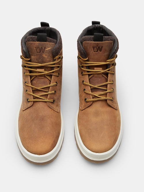 Bottes à lacets en nubuck BATA - Kiabi