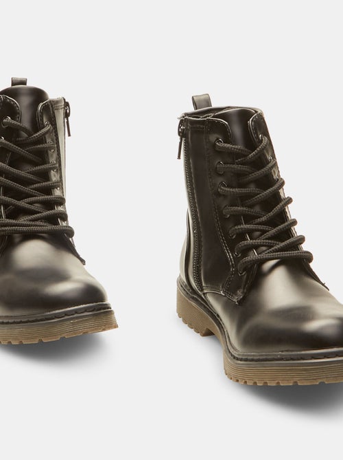Bottes à lacets et zip BATA - Kiabi