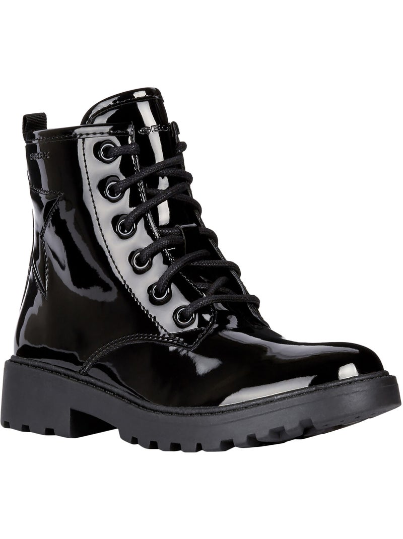 Bottes à Lacets Geox Casey Noir - Kiabi