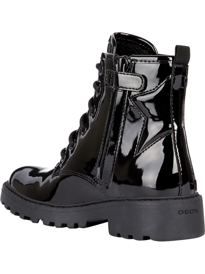 Bottes à Lacets Geox Casey Noir - Kiabi