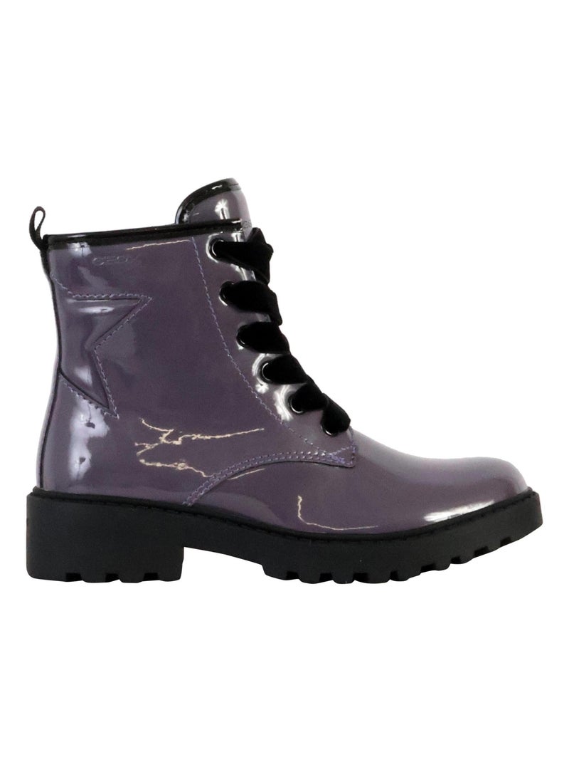 Bottes à Lacets Geox Casey Violet - Kiabi