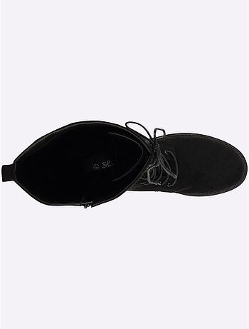 Bottes à lacets largeur pied normal - xl - sheego