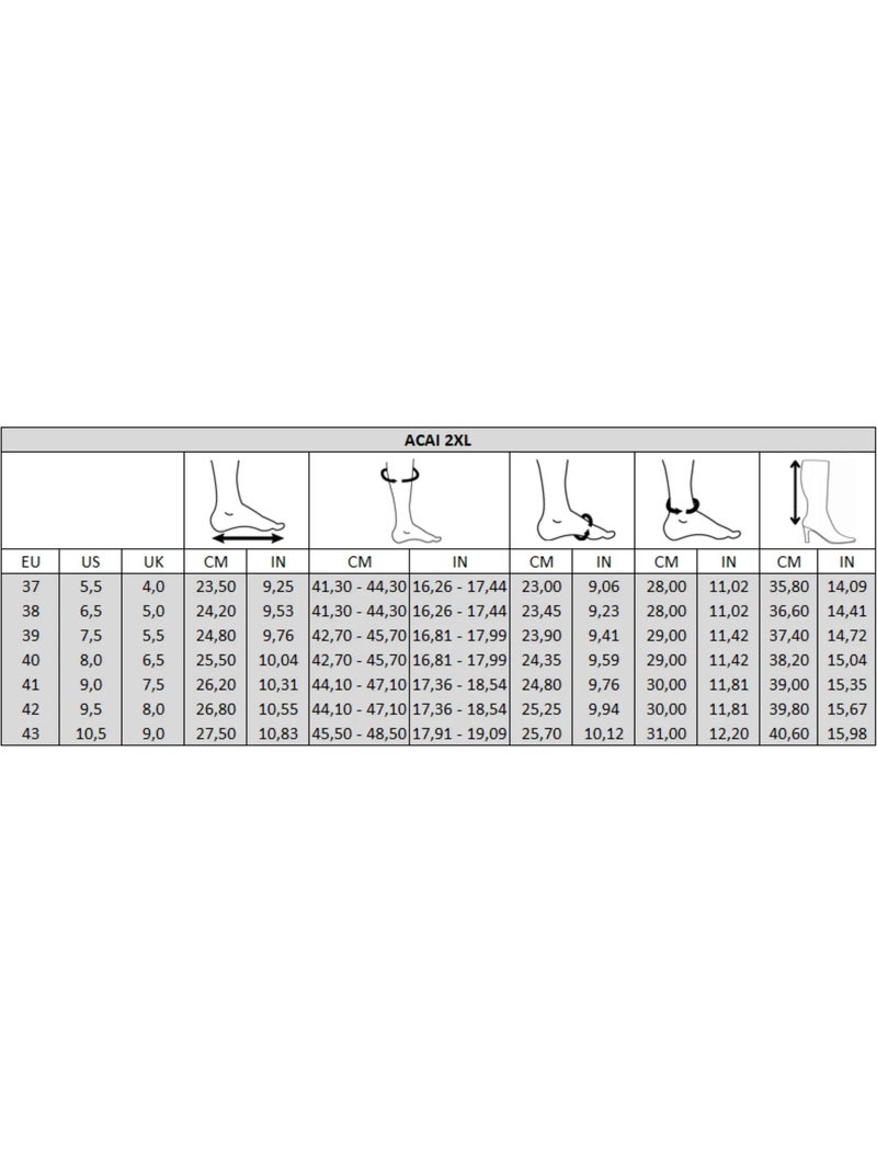 Bottes à mollet large 2XL - Modèle Acai Marron foncé - Kiabi