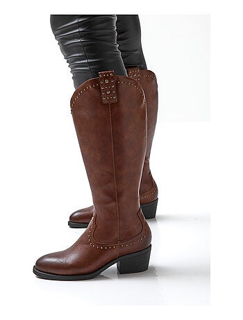 Bottes à mollet large 2XL - Modèle Grapes