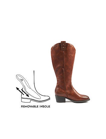 Bottes à mollet large 2XL - Modèle Grapes