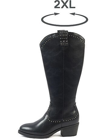 Bottes à mollet large 2XL - Modèle Grapes