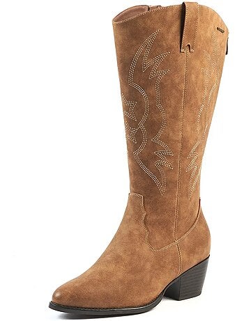 Bottes à mollet large 2XL - Modèle Irina