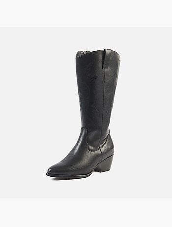 Bottes à mollet large 2XL - Modèle Irina