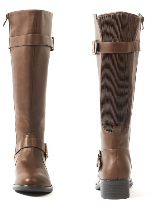 Bottes à mollet large 2XL - Modèle Litchi - Kiabi