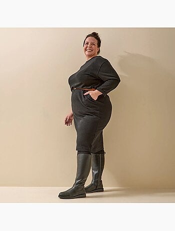 Bottes à mollet large 2XL - Modèle Melania